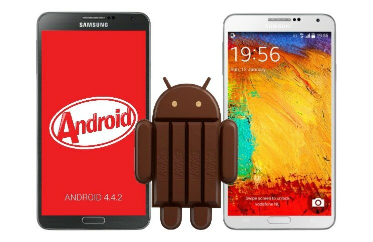 Android 4.4 KitKat обновление Galaxy Note 3